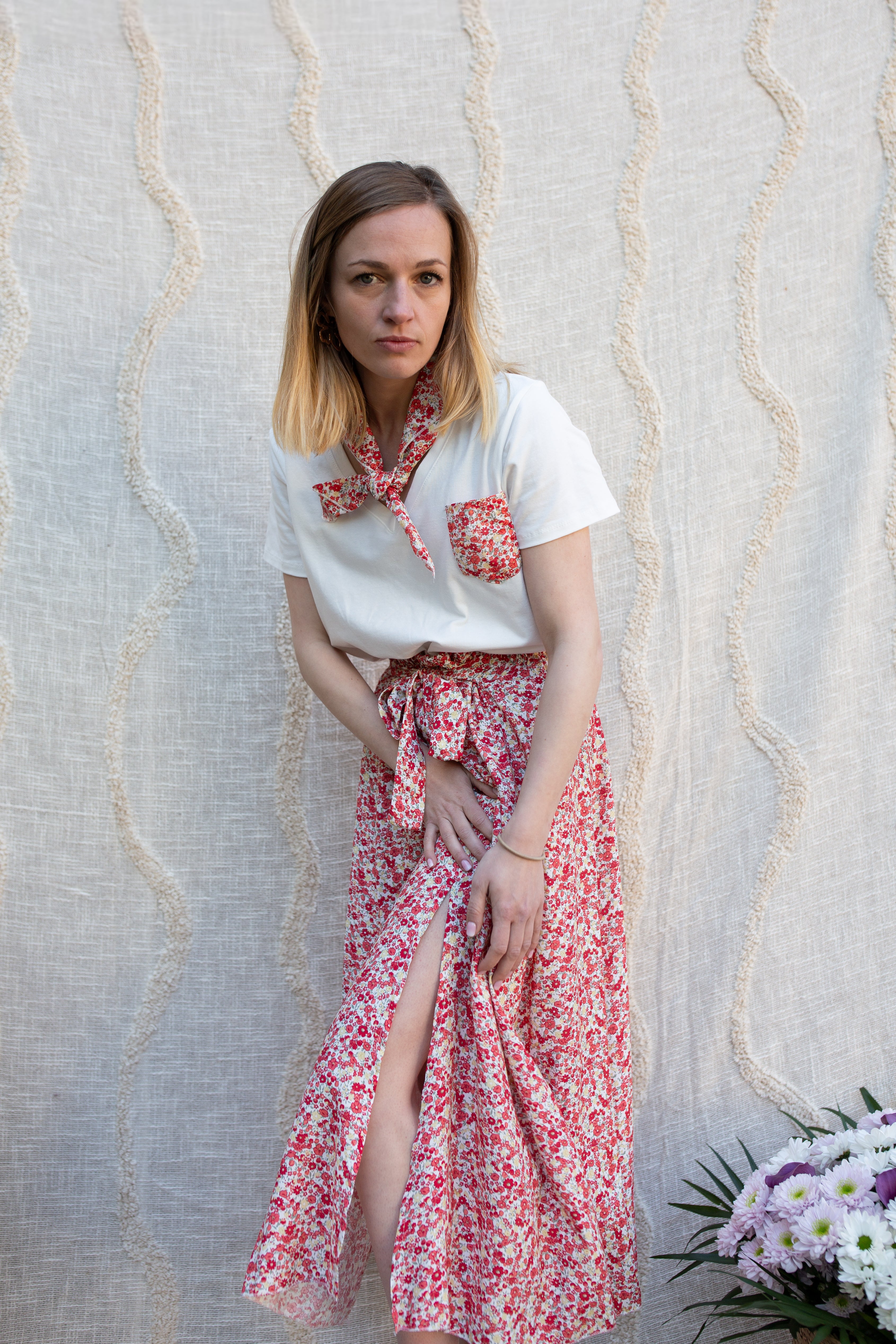 Jupe Rosalie _ Rouge