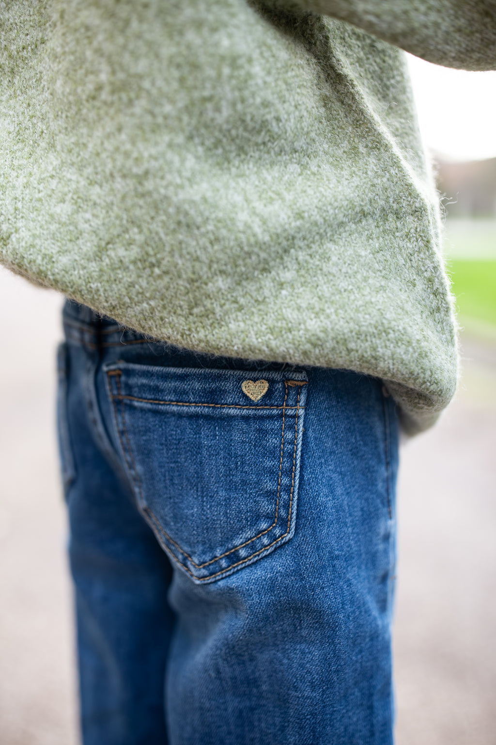 Jean Mini Cœur Brut