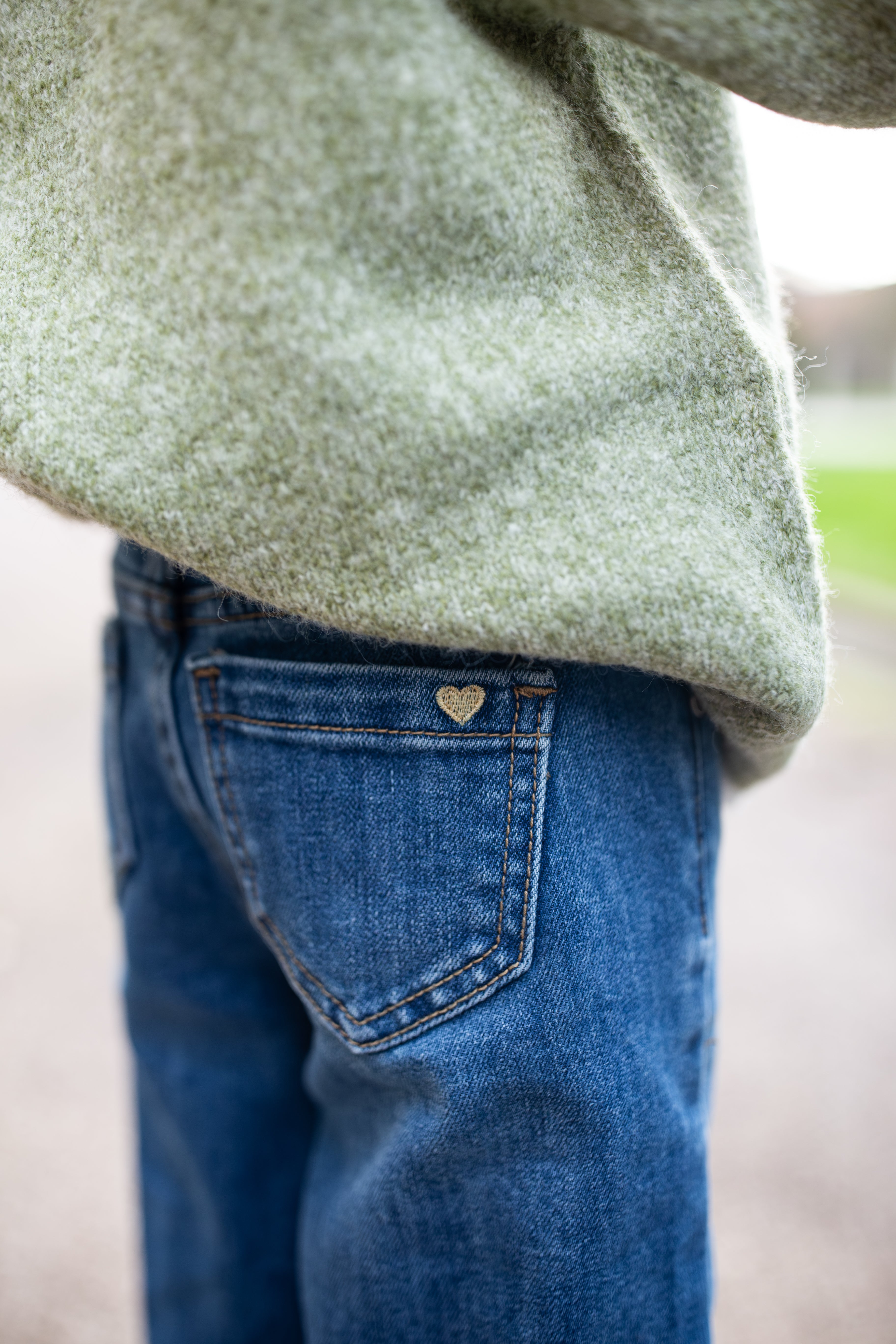 Jean Mini Cœur Brut