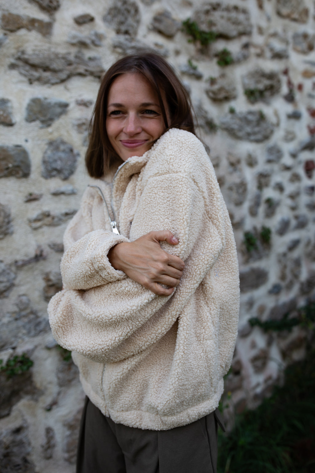 DOUCE BEIGE _ Veste polaire