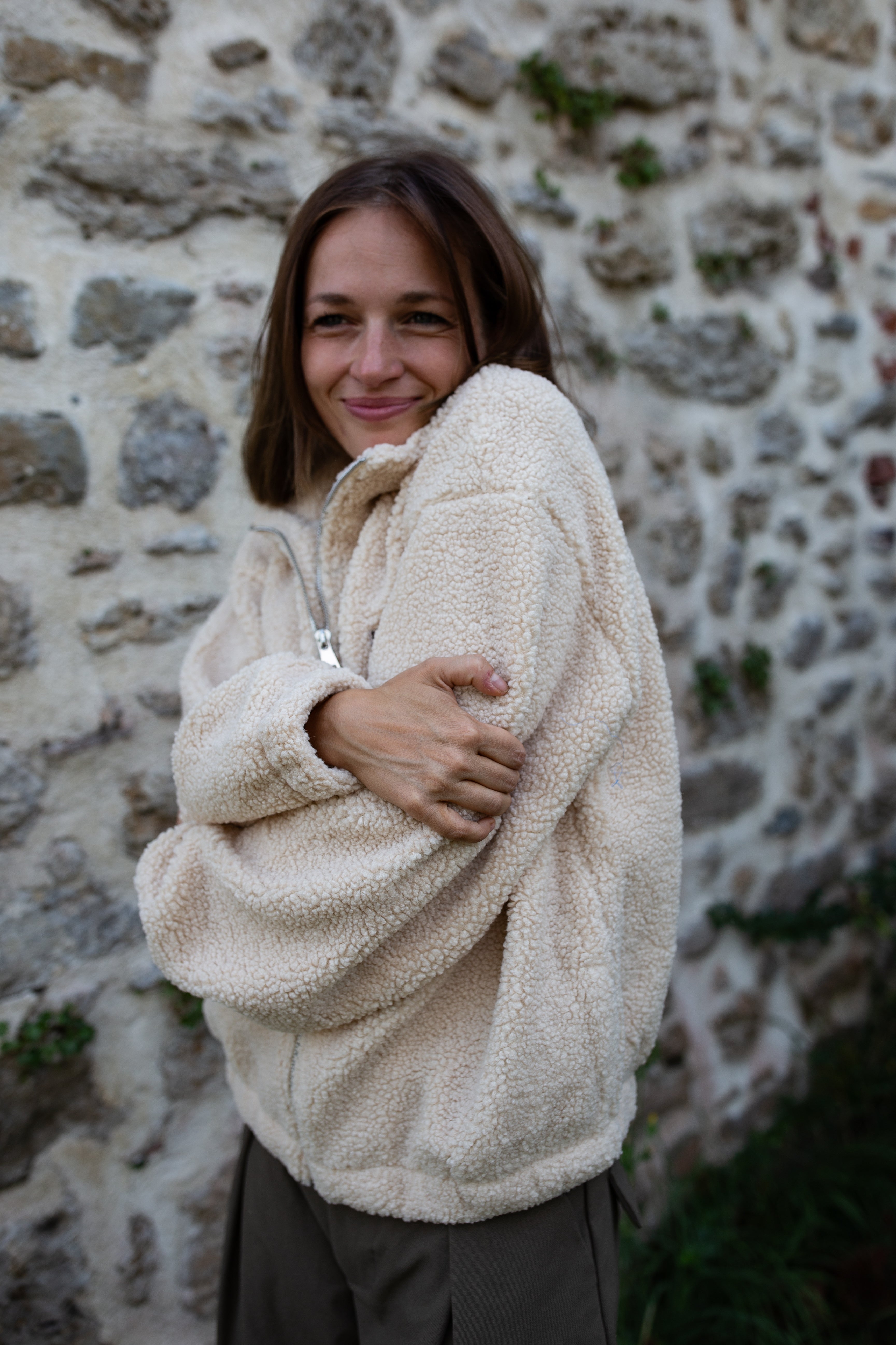 DOUCE BEIGE _ Veste polaire