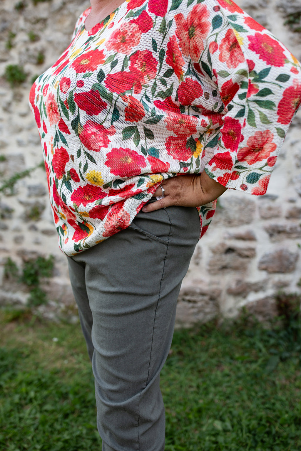 KAKI _ Pantalon confort