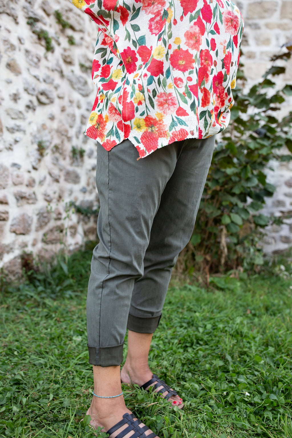 KAKI _ Pantalon confort
