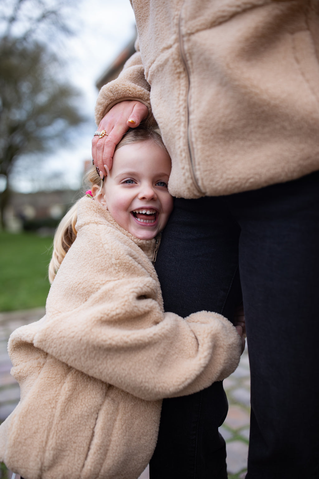 Veste Mini Étreinte Beige