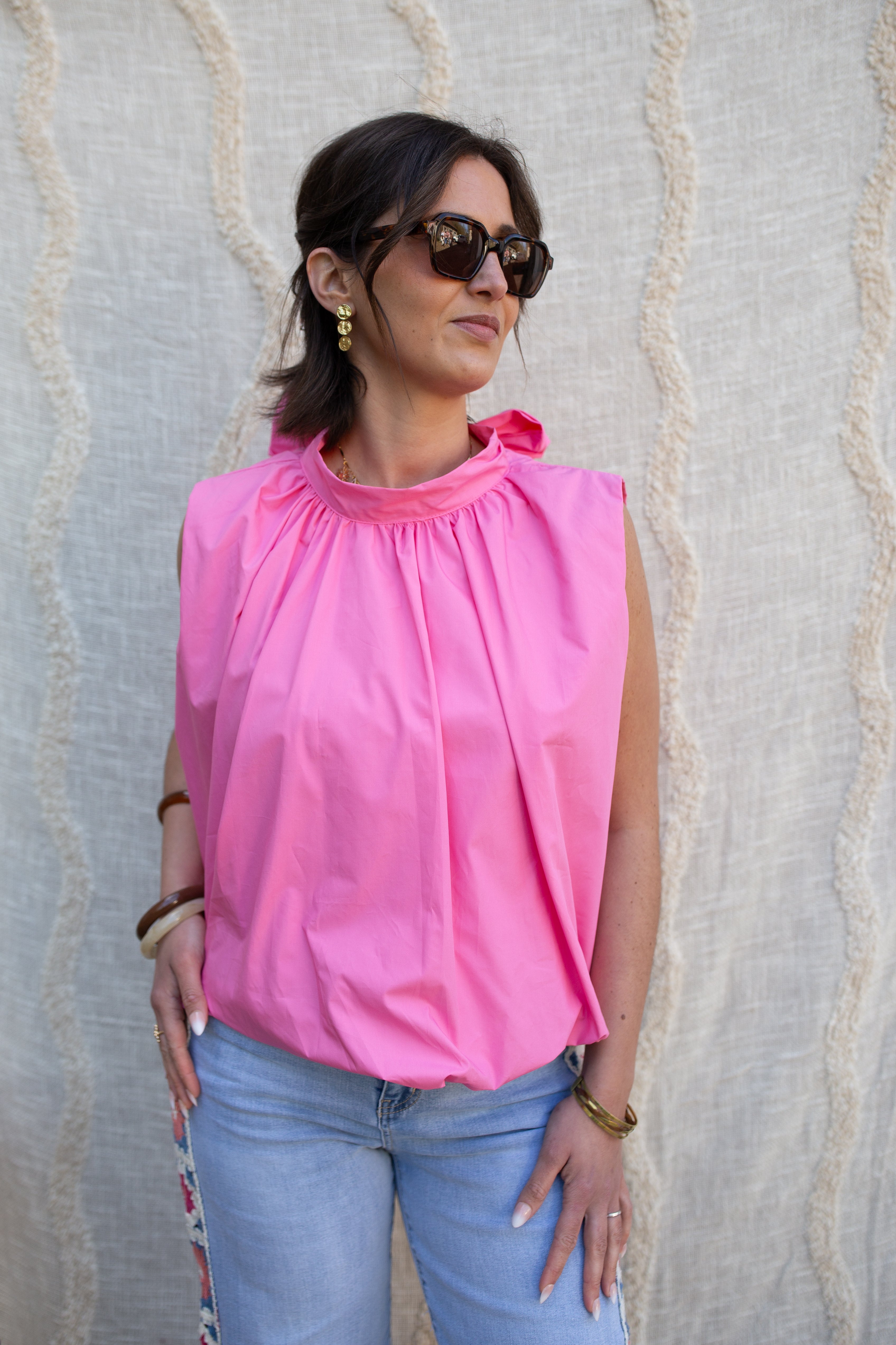 Blouse Alba _ Fushia
