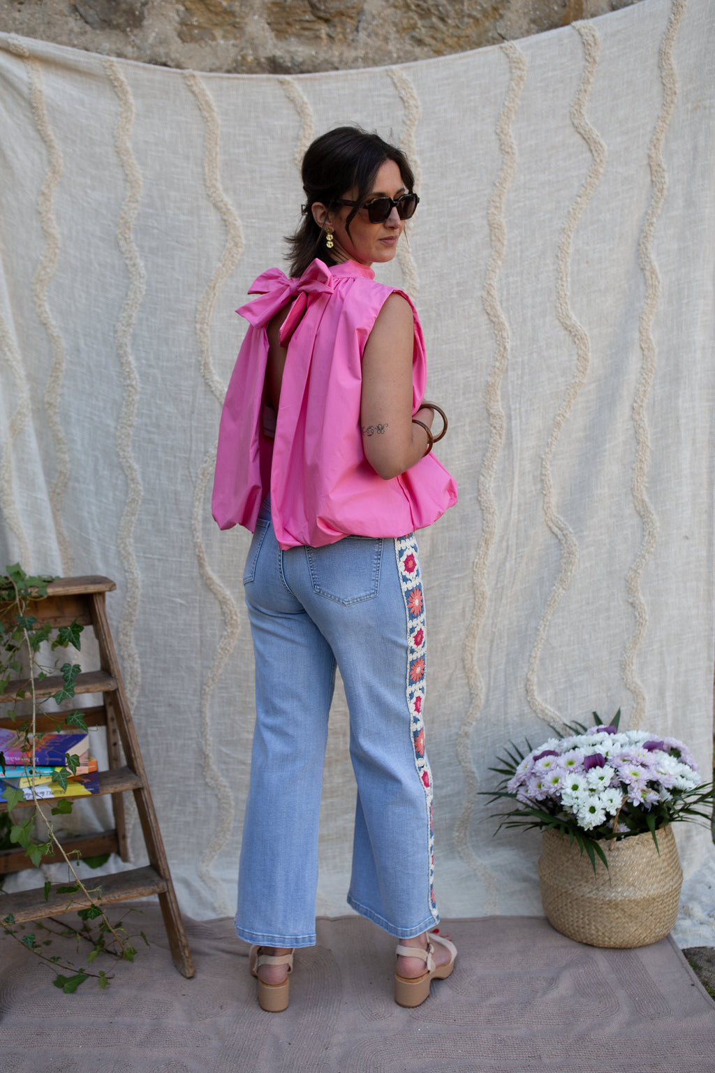 Blouse Alba _ Fushia
