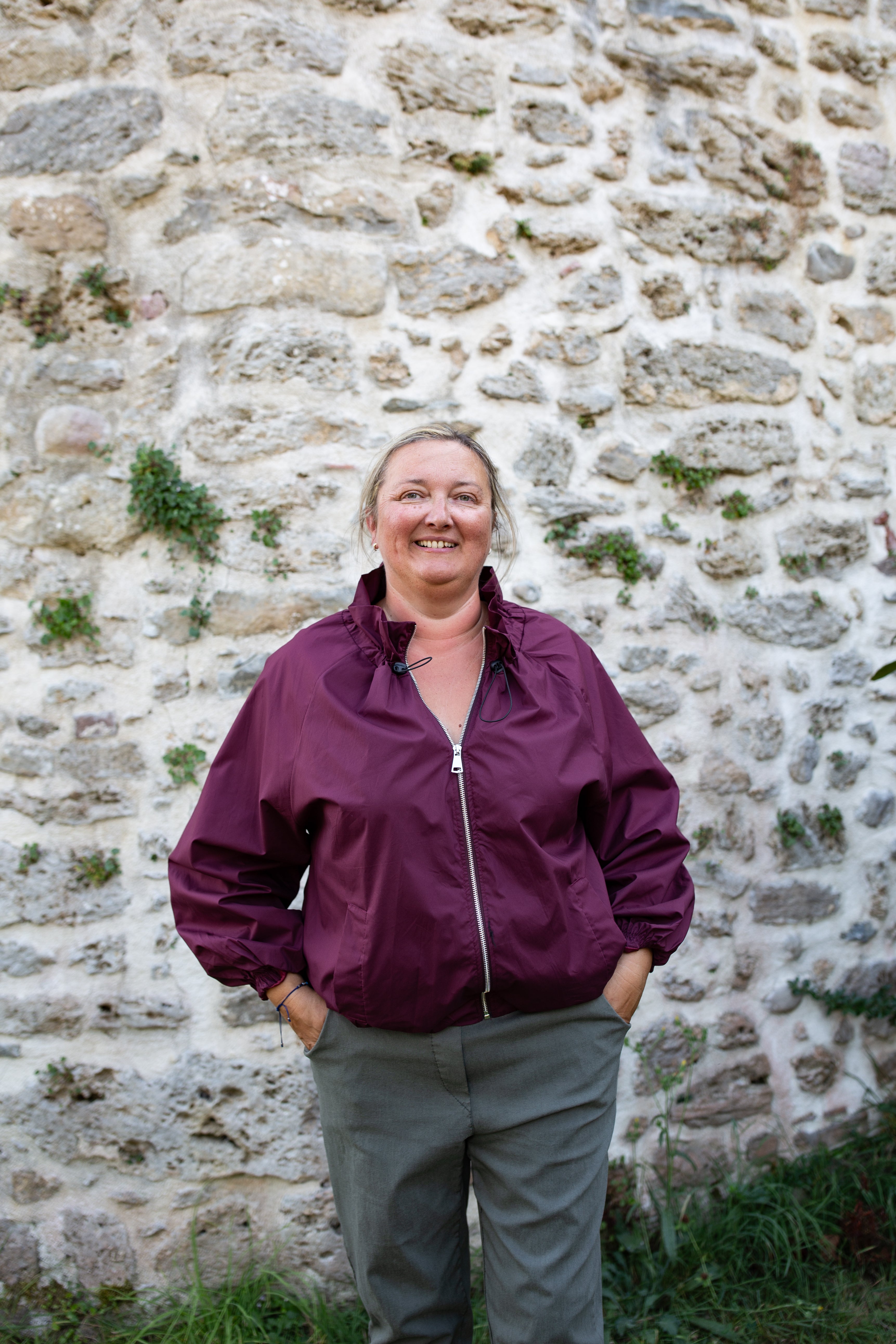 SOHO BORDEAUX _ Veste bomber