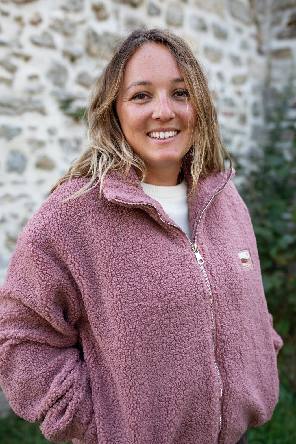 DOUCE ROSE _ Veste polaire
