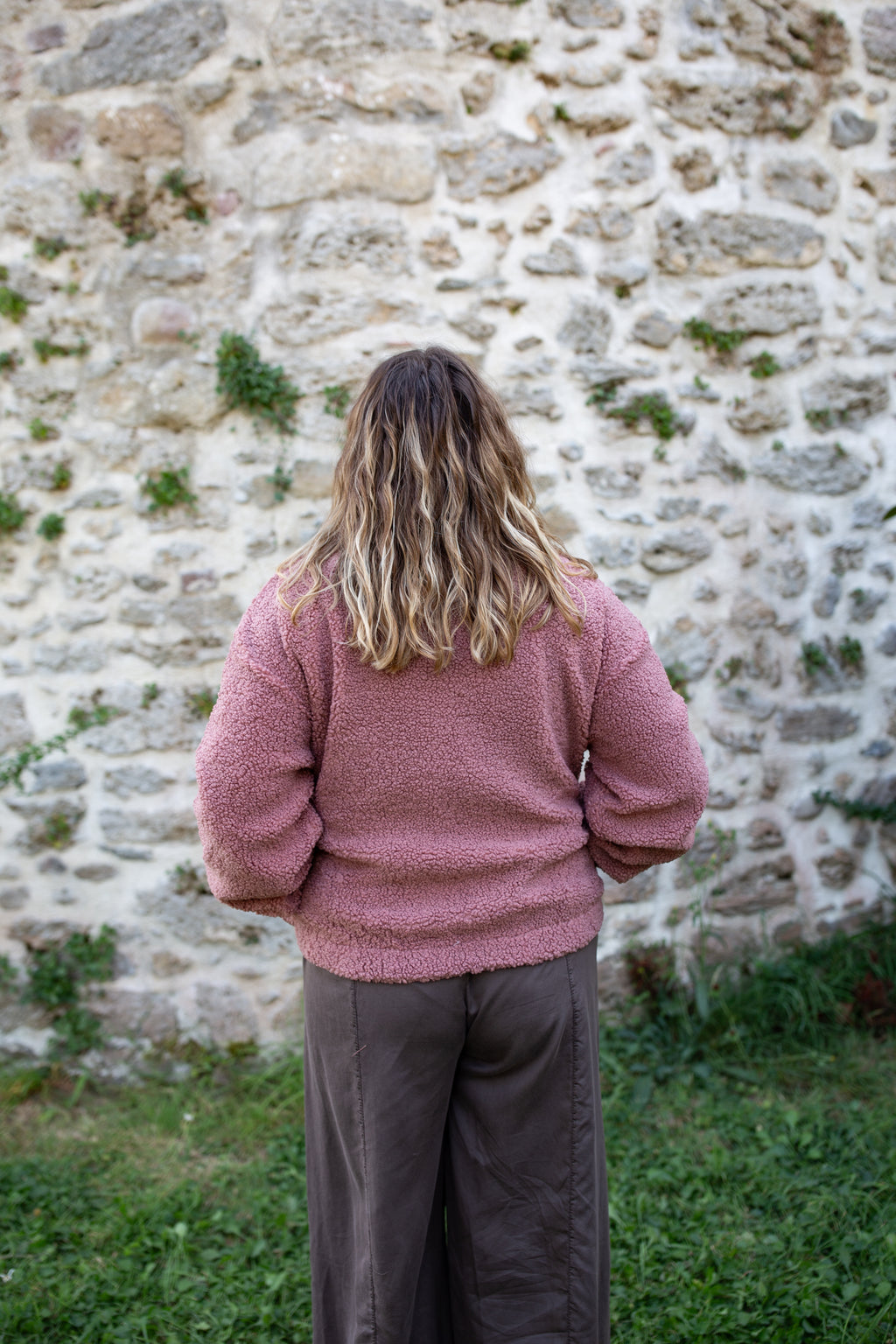 DOUCE ROSE _ Veste polaire