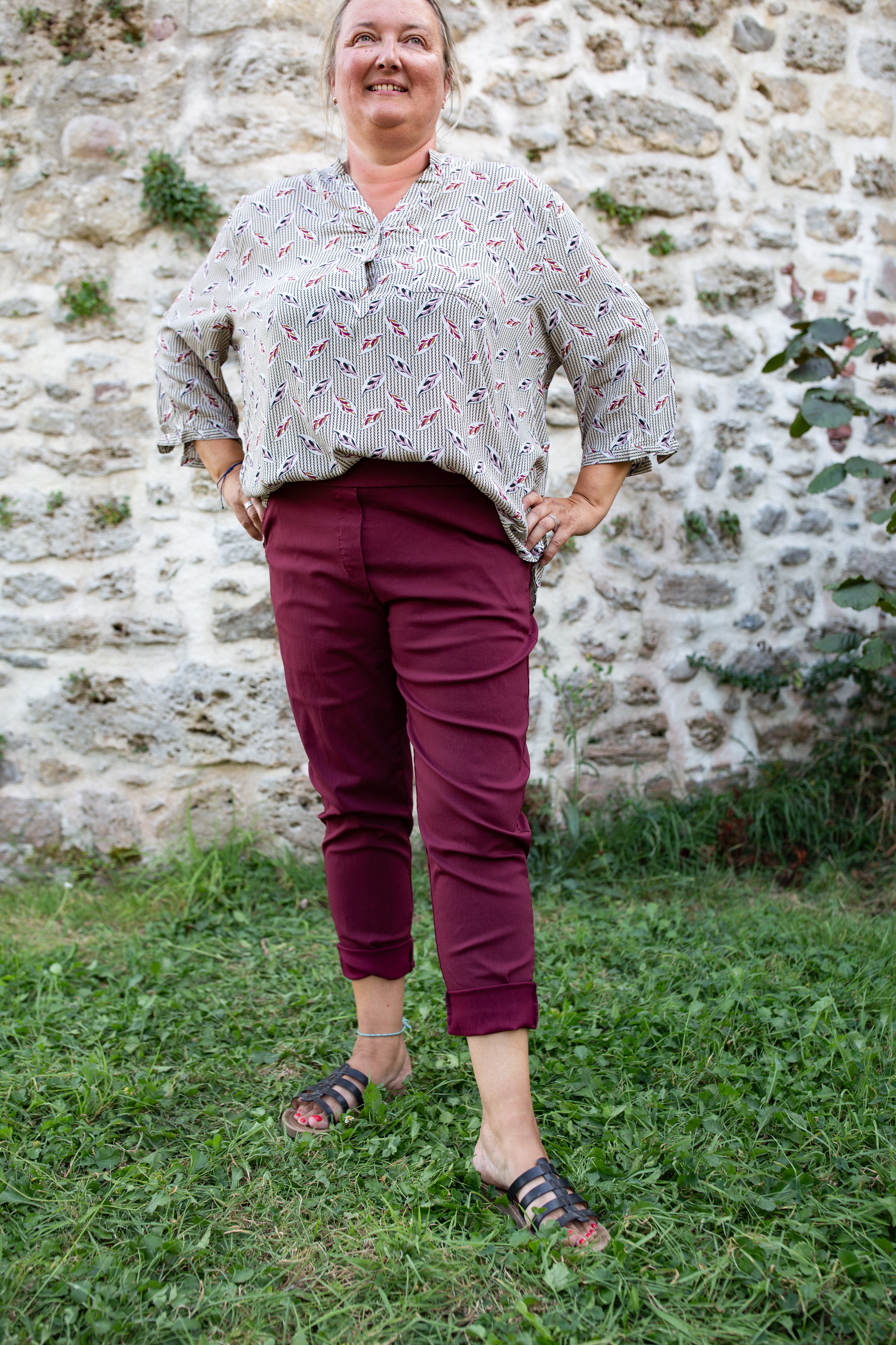 BORDEAUX _ Pantalon confort
