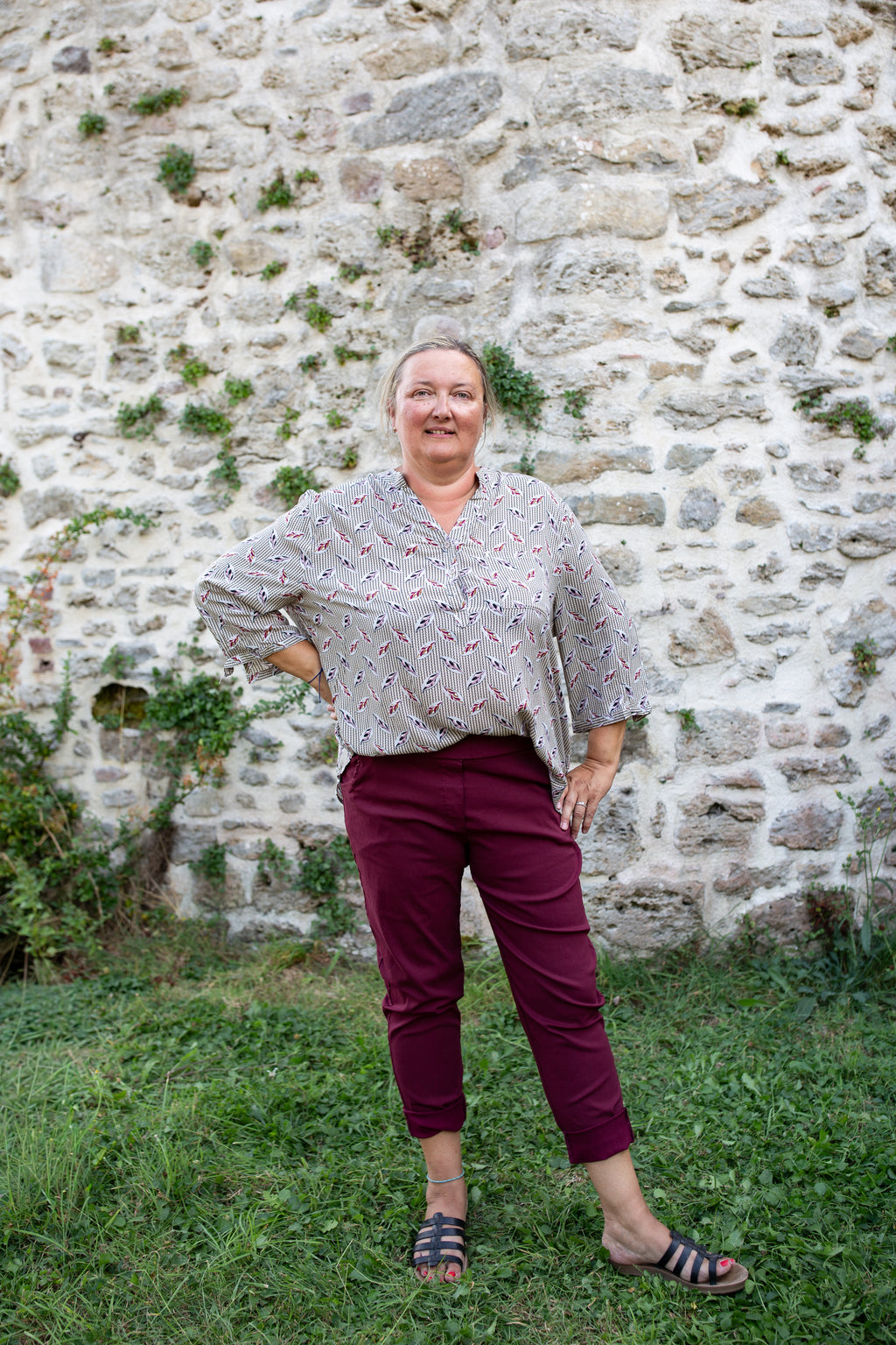 BORDEAUX _ Pantalon confort
