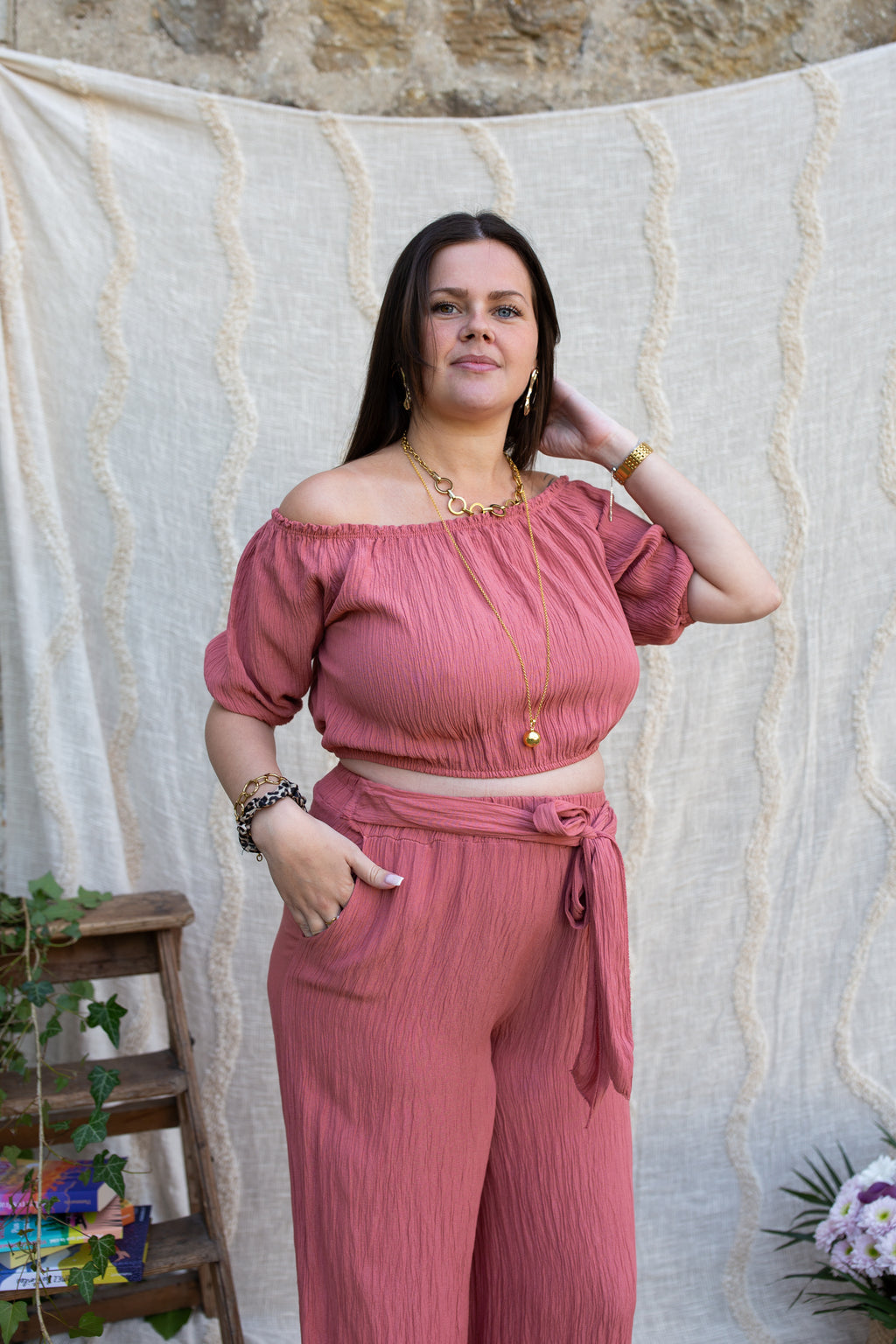 Ensemble Ninon _ Vieux Rose