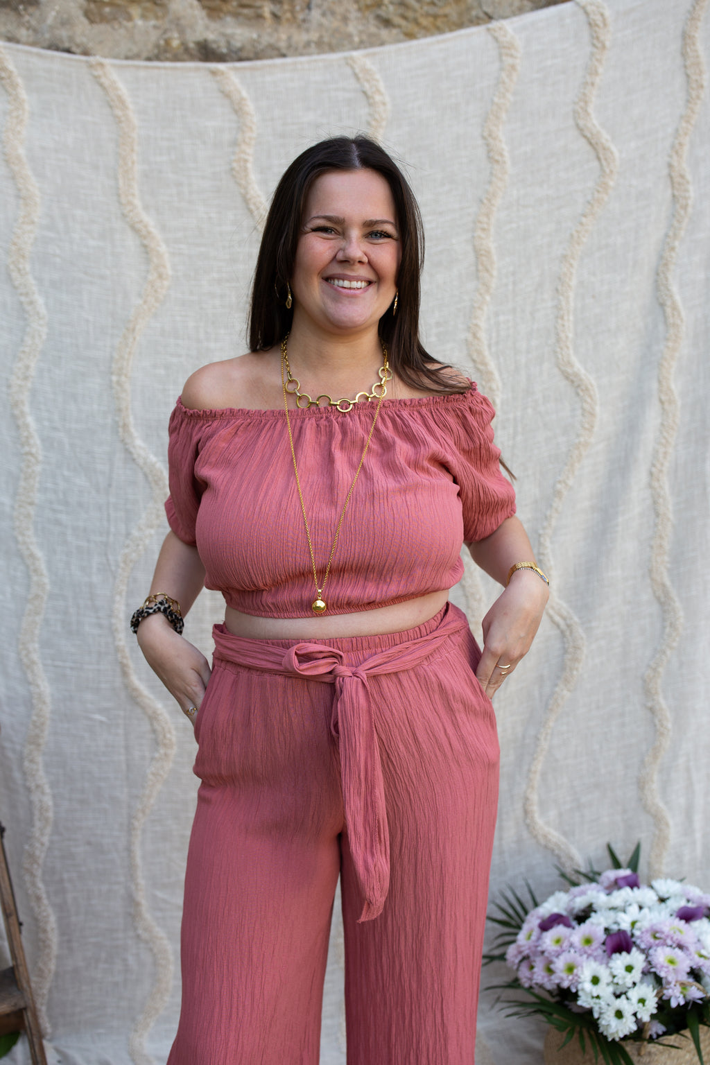 Ensemble Ninon _ Vieux Rose