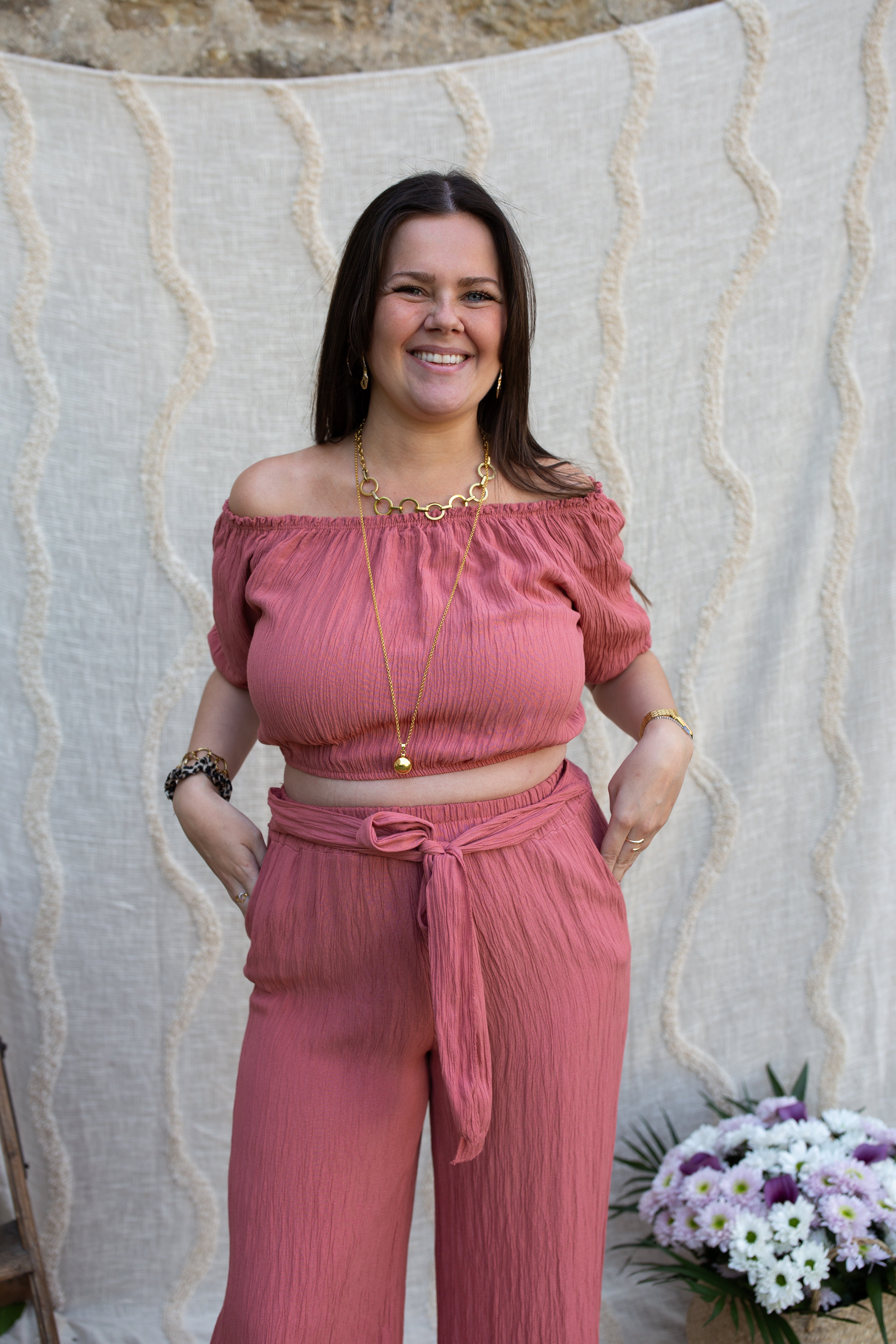 Ensemble Ninon _ Vieux Rose