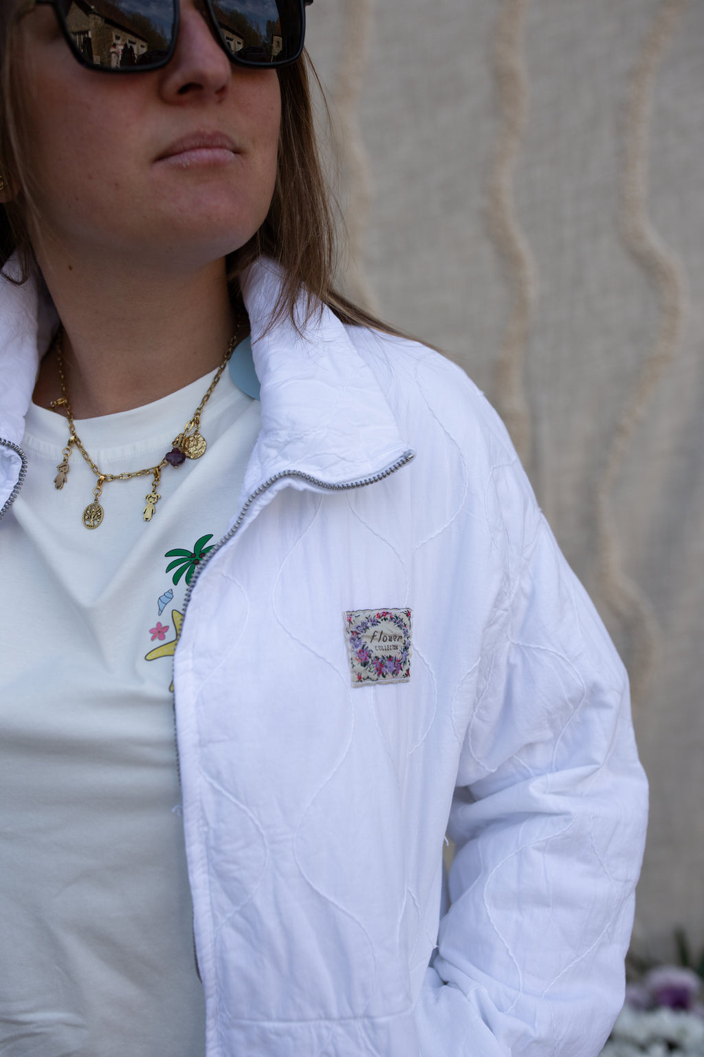 Veste Sélène _ Blanche