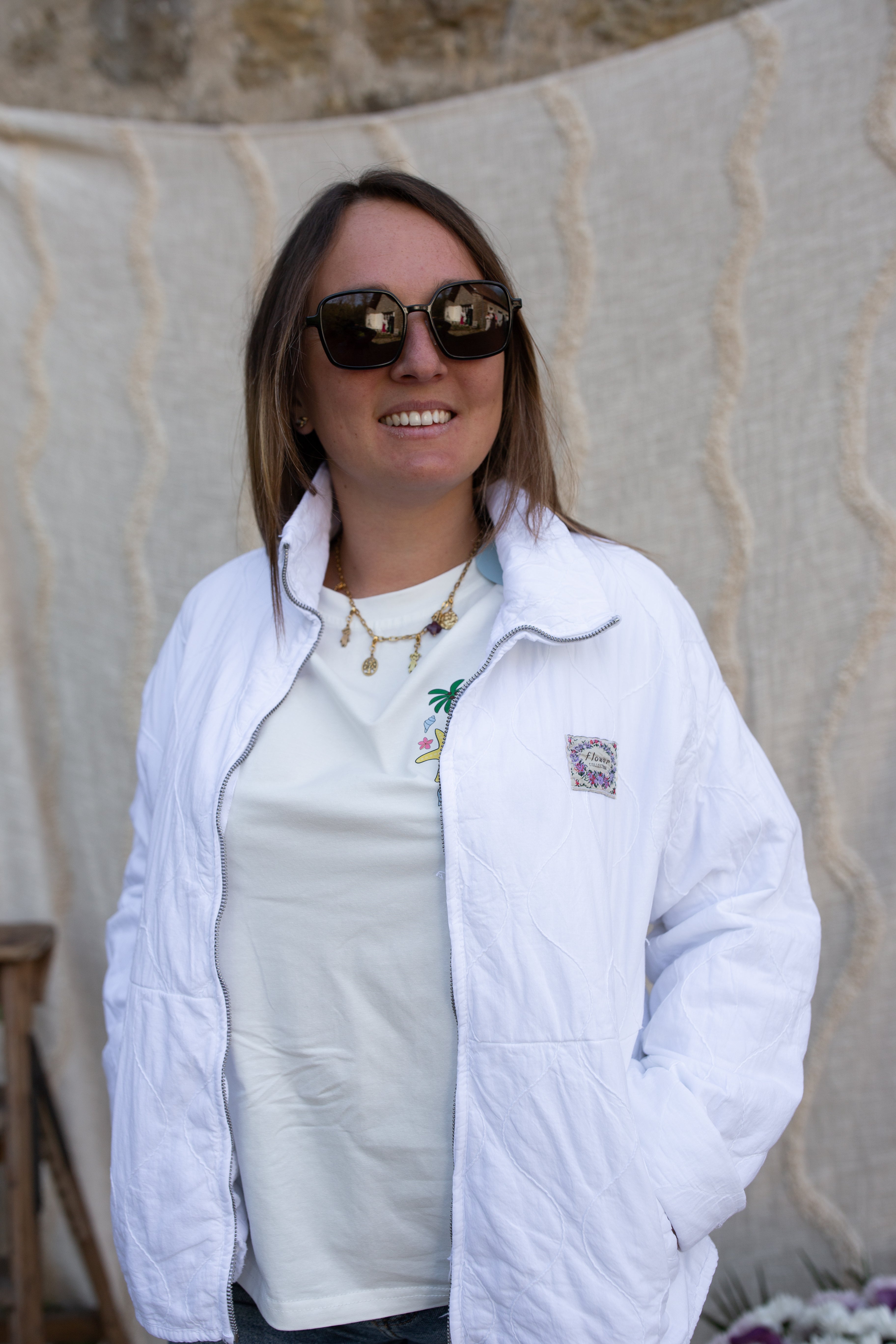 Veste Sélène _ Blanche