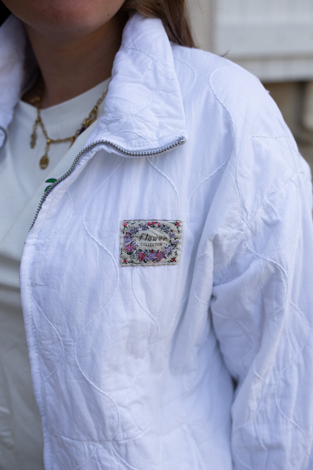 Veste Sélène _ Blanche