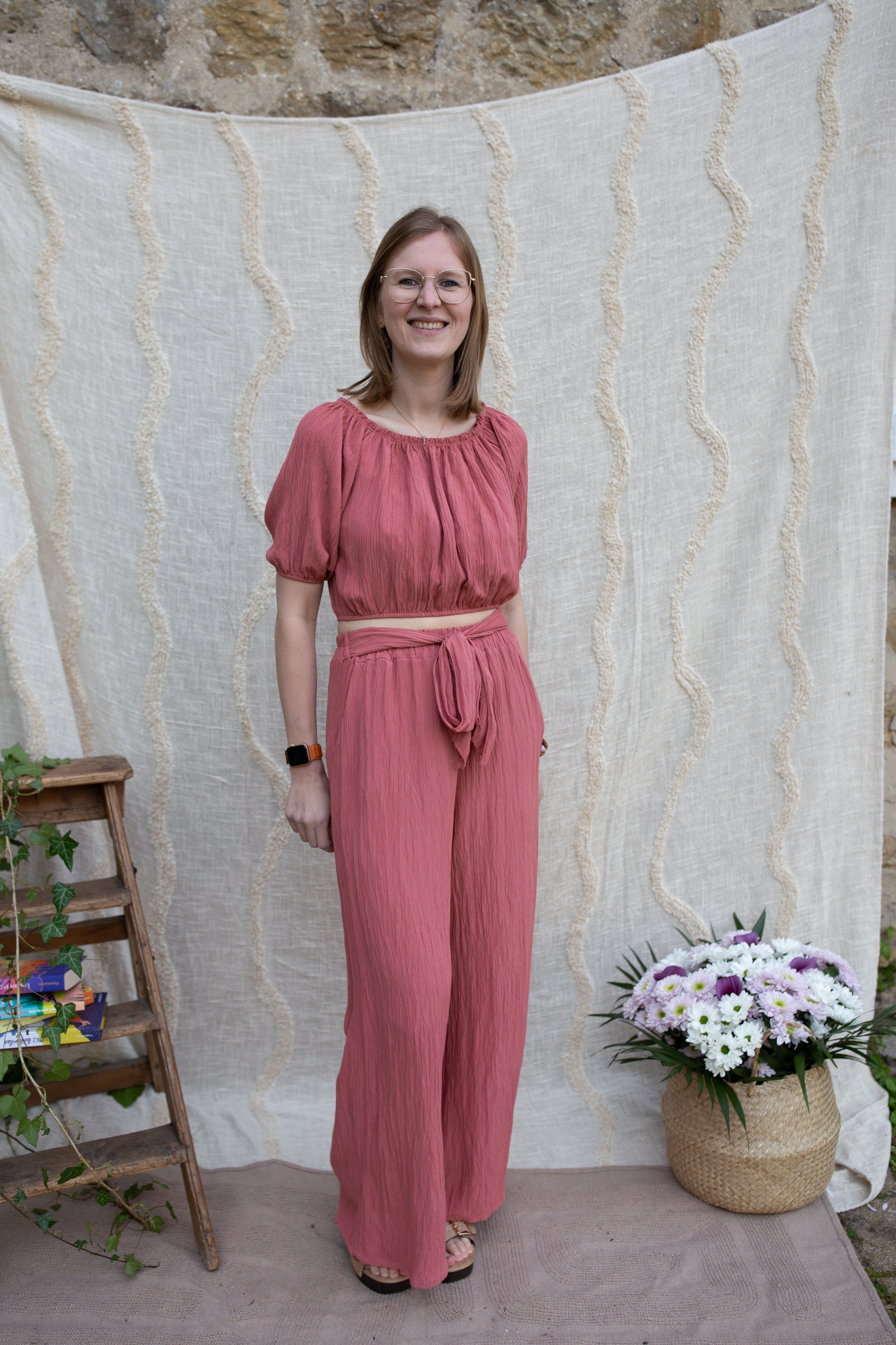 Ensemble Ninon _ Vieux Rose