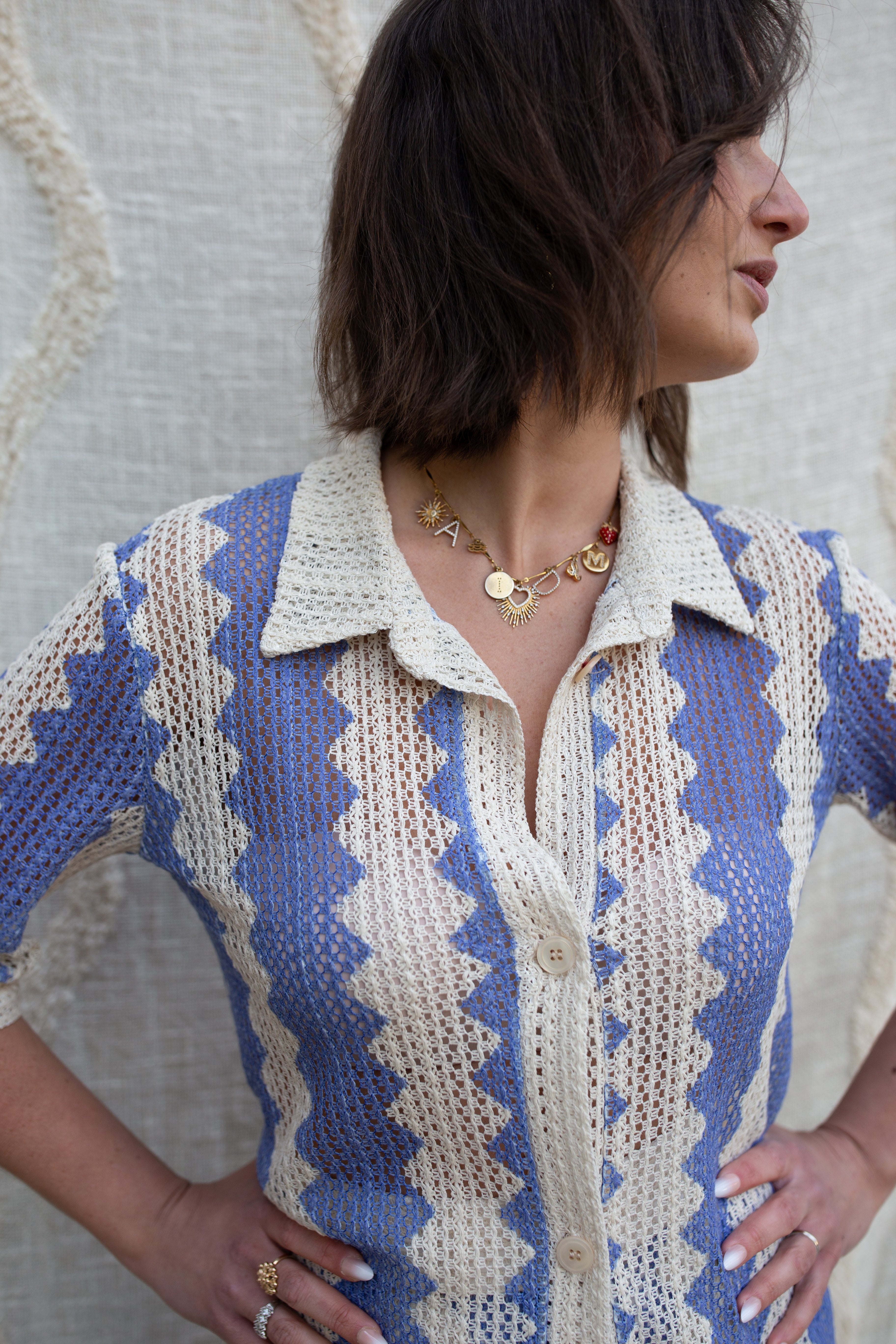 MIA _ Chemise Filet