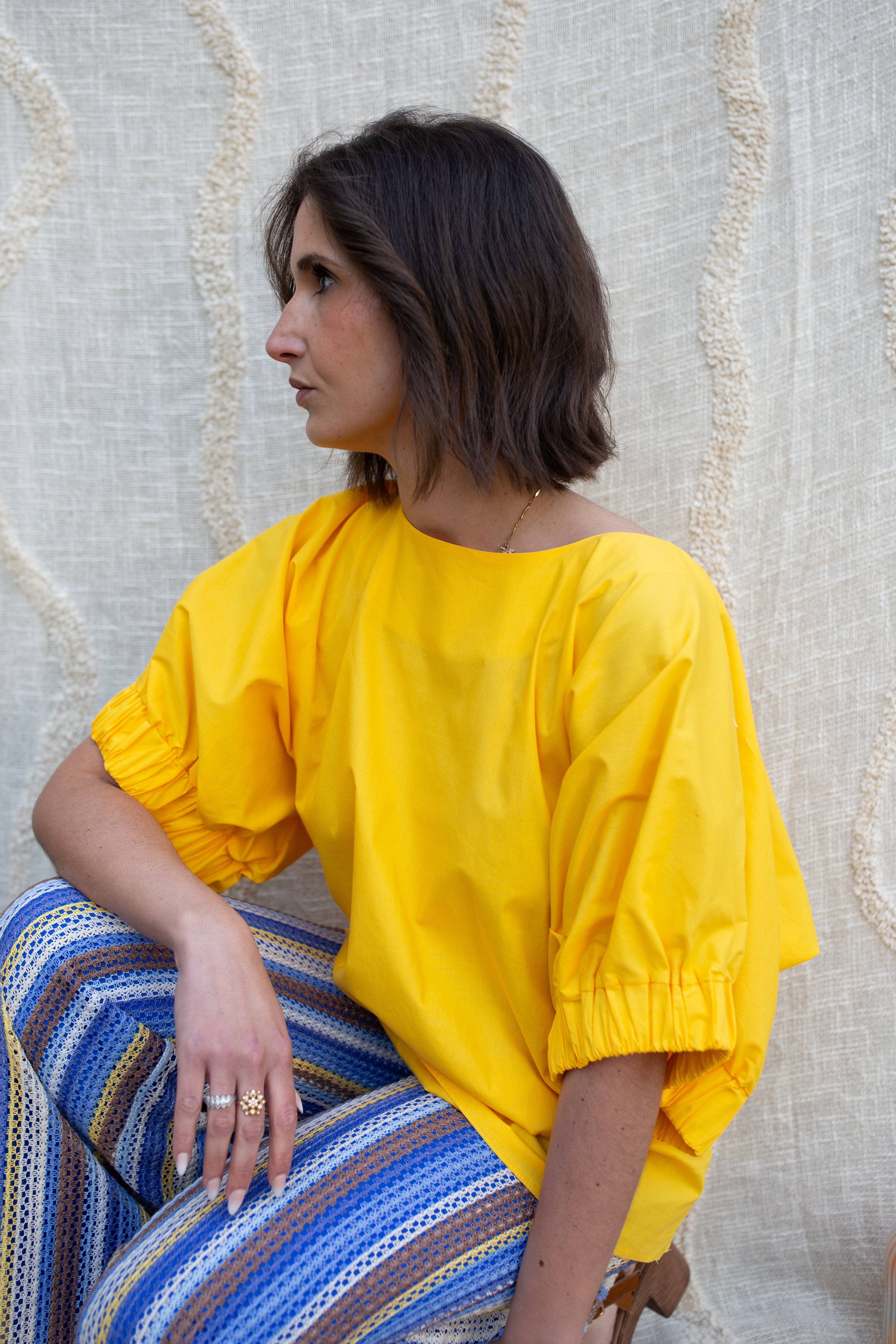 RITA _ Tunique Jaune
