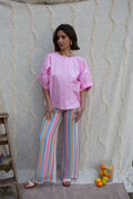 MADRID _ Pantalon Filet Rose