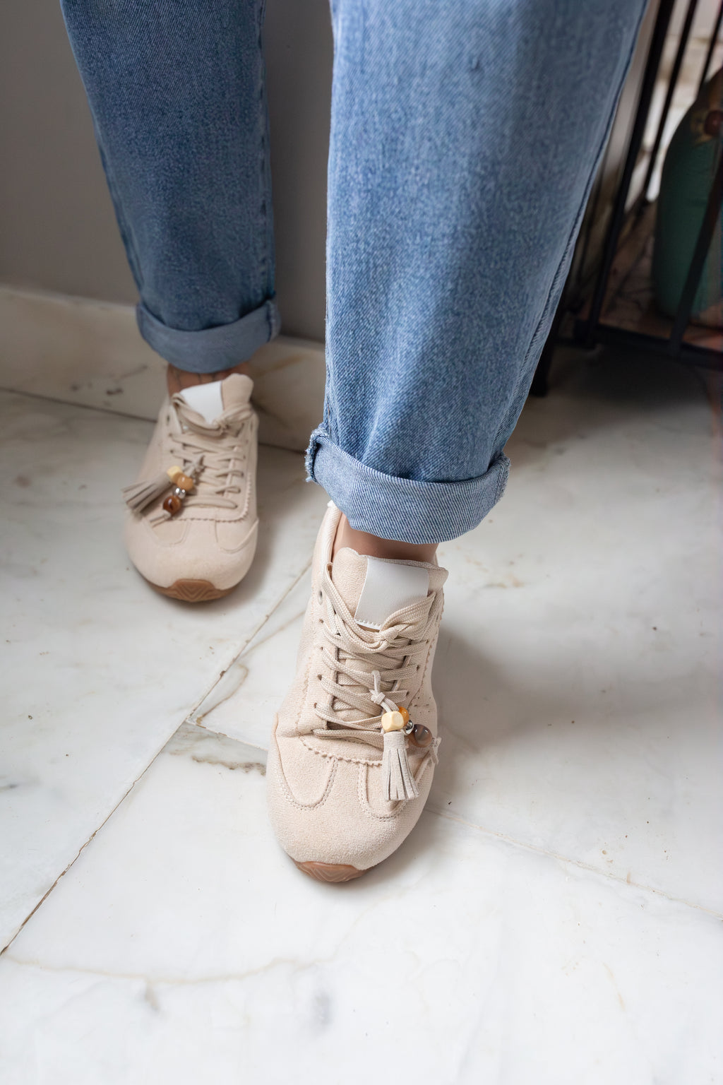 Baskets Alba _ Beige