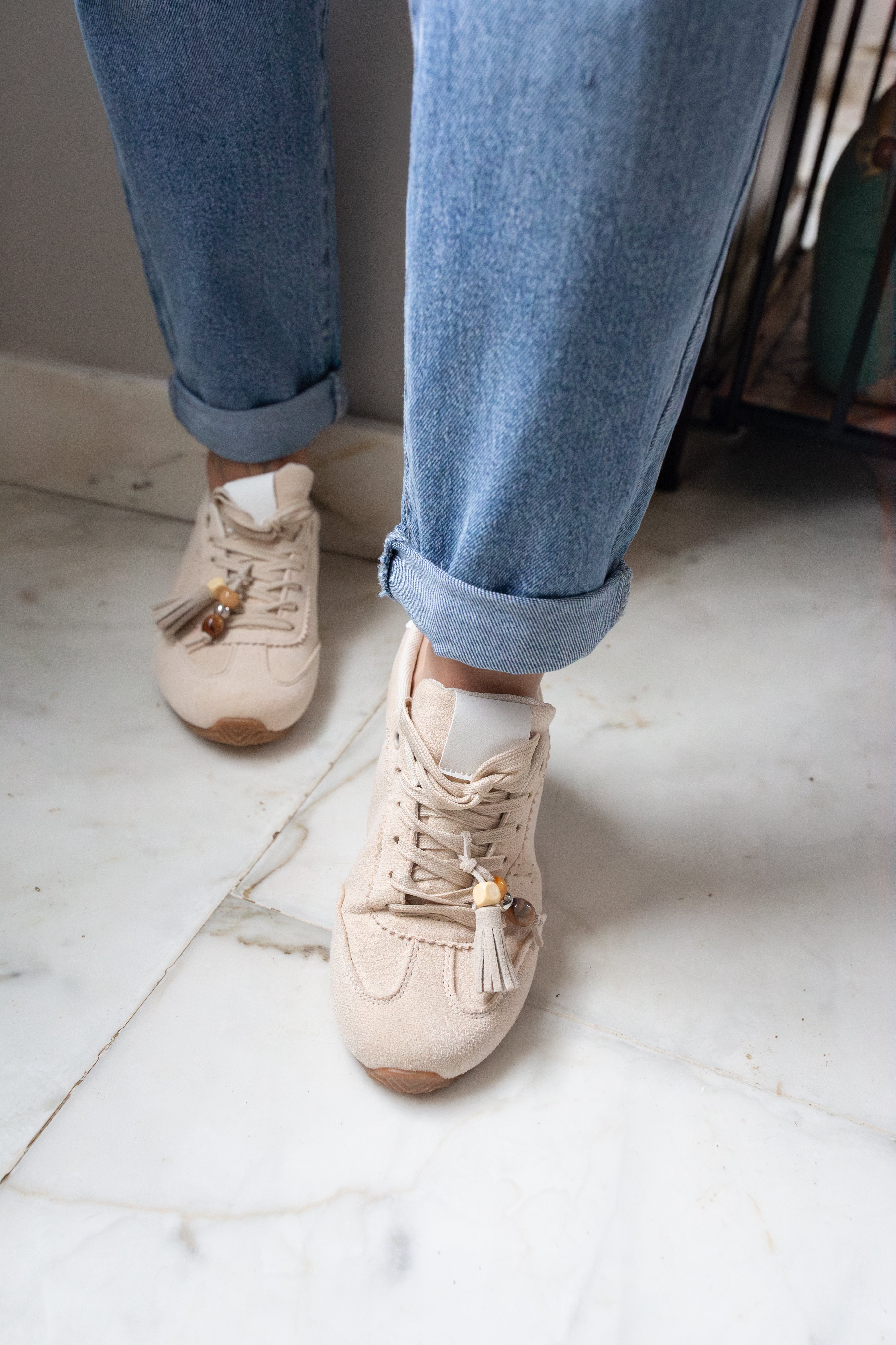 Baskets Alba _ Beige