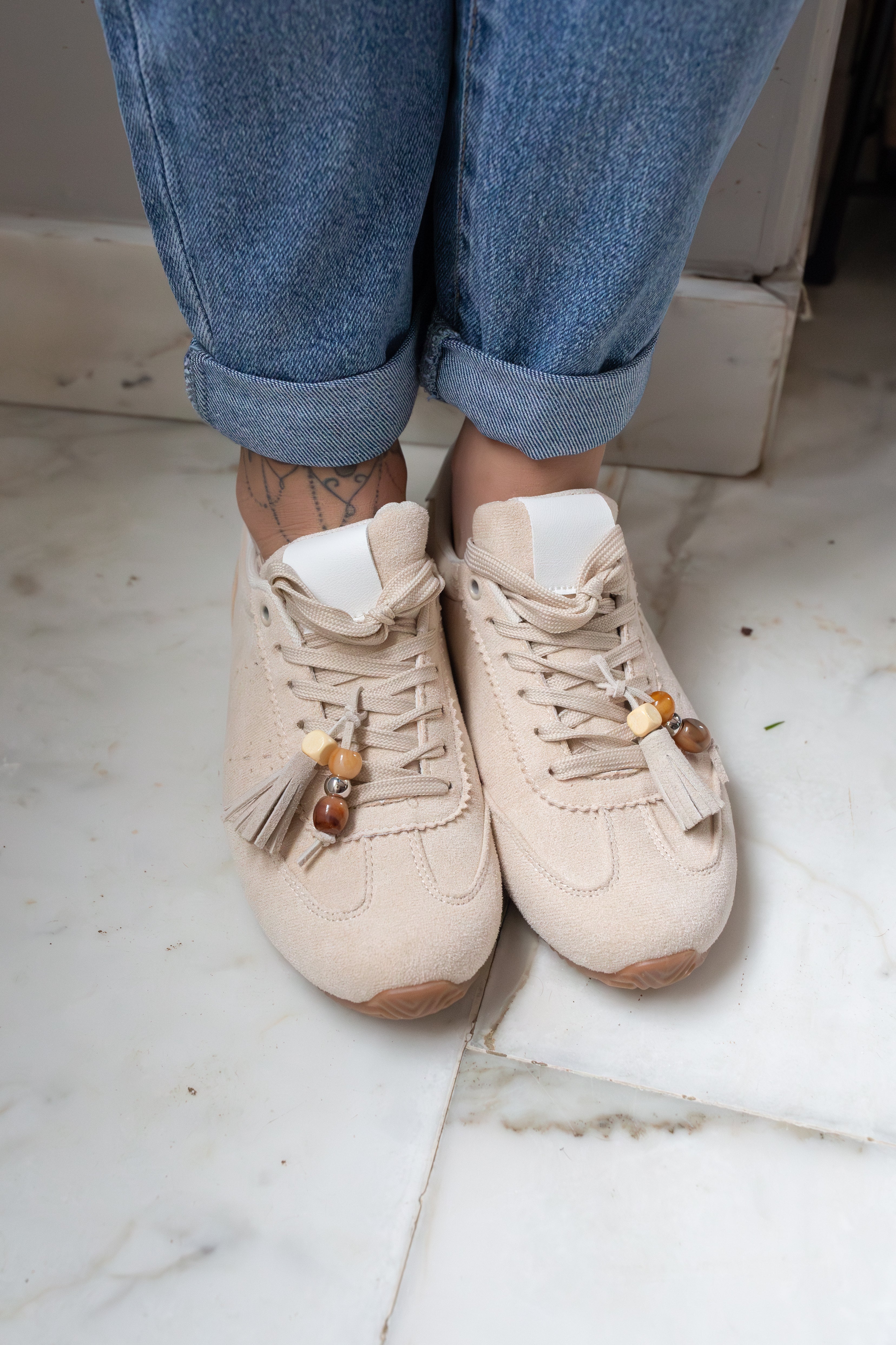 Baskets Alba _ Beige