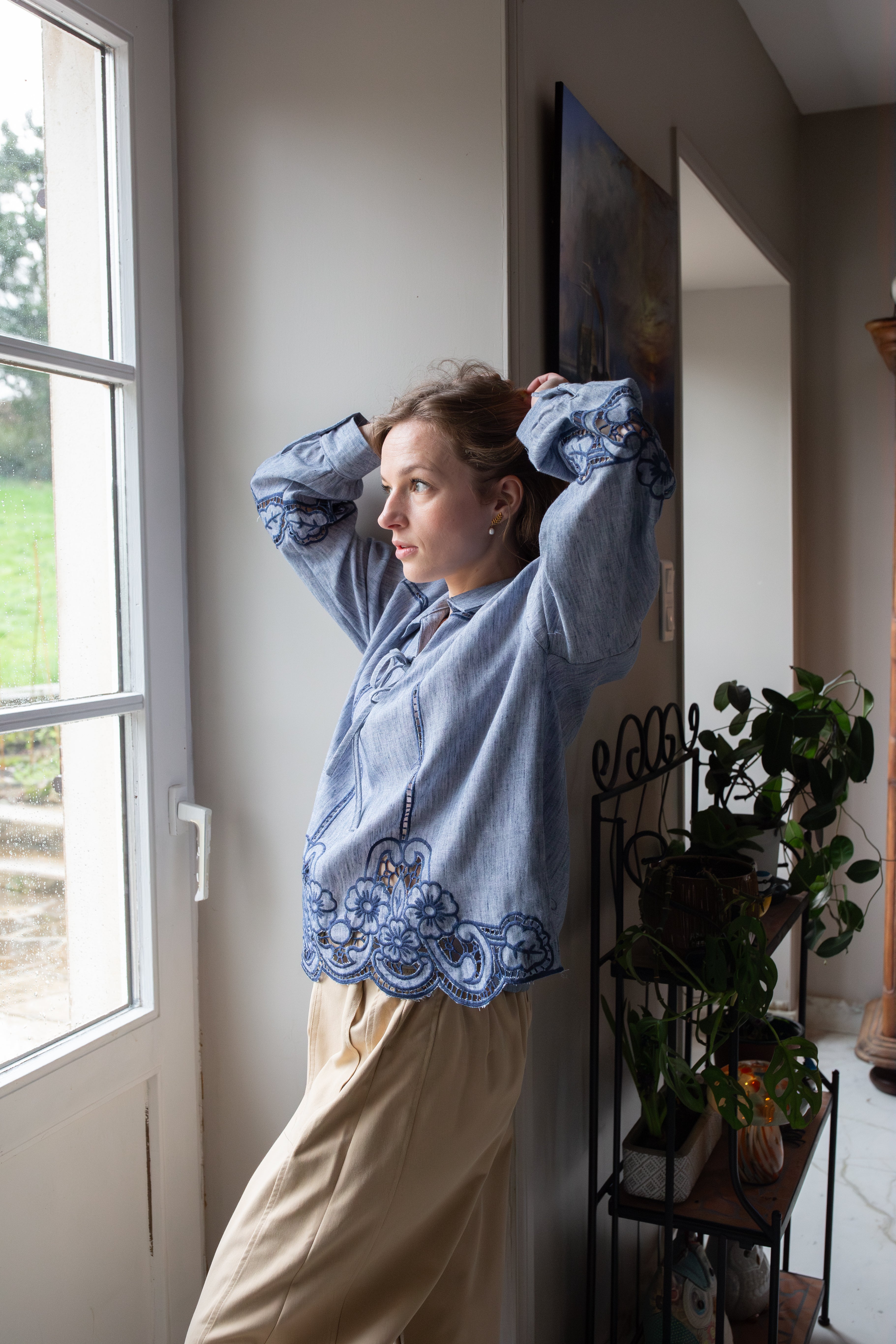 Blouse Bianca _ Bleue