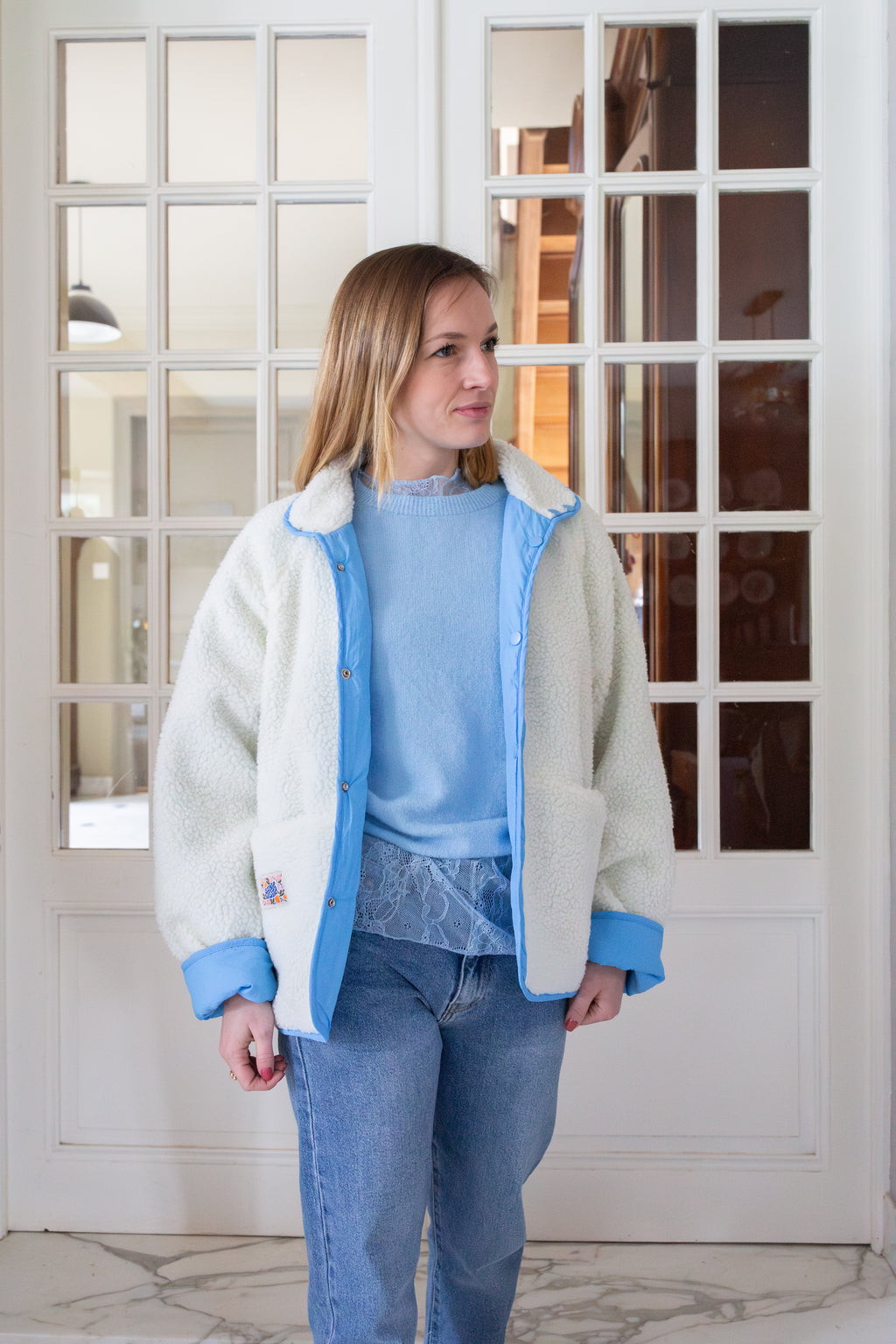 Veste Azélia Bleue