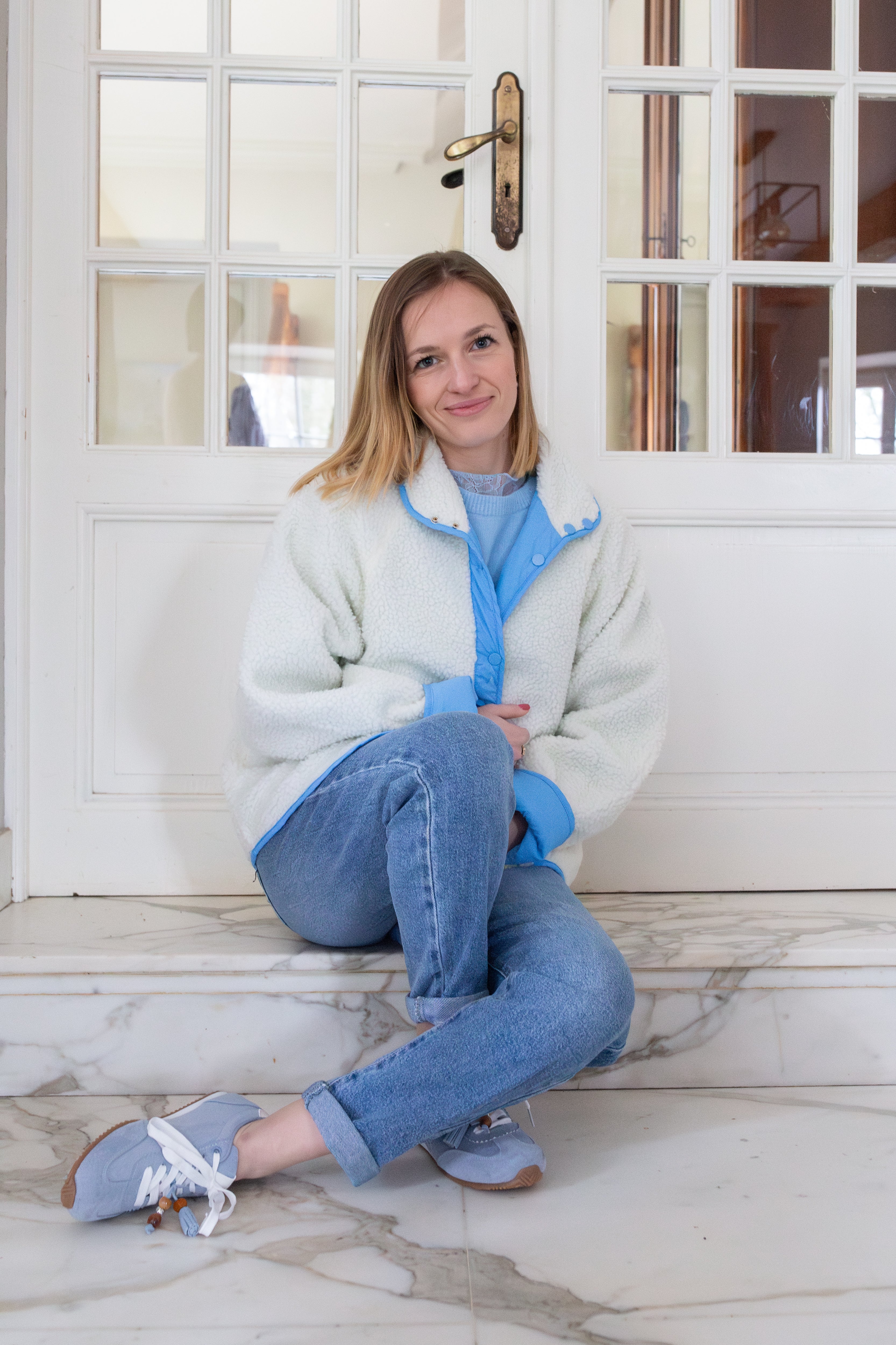 Veste Azélia Bleue