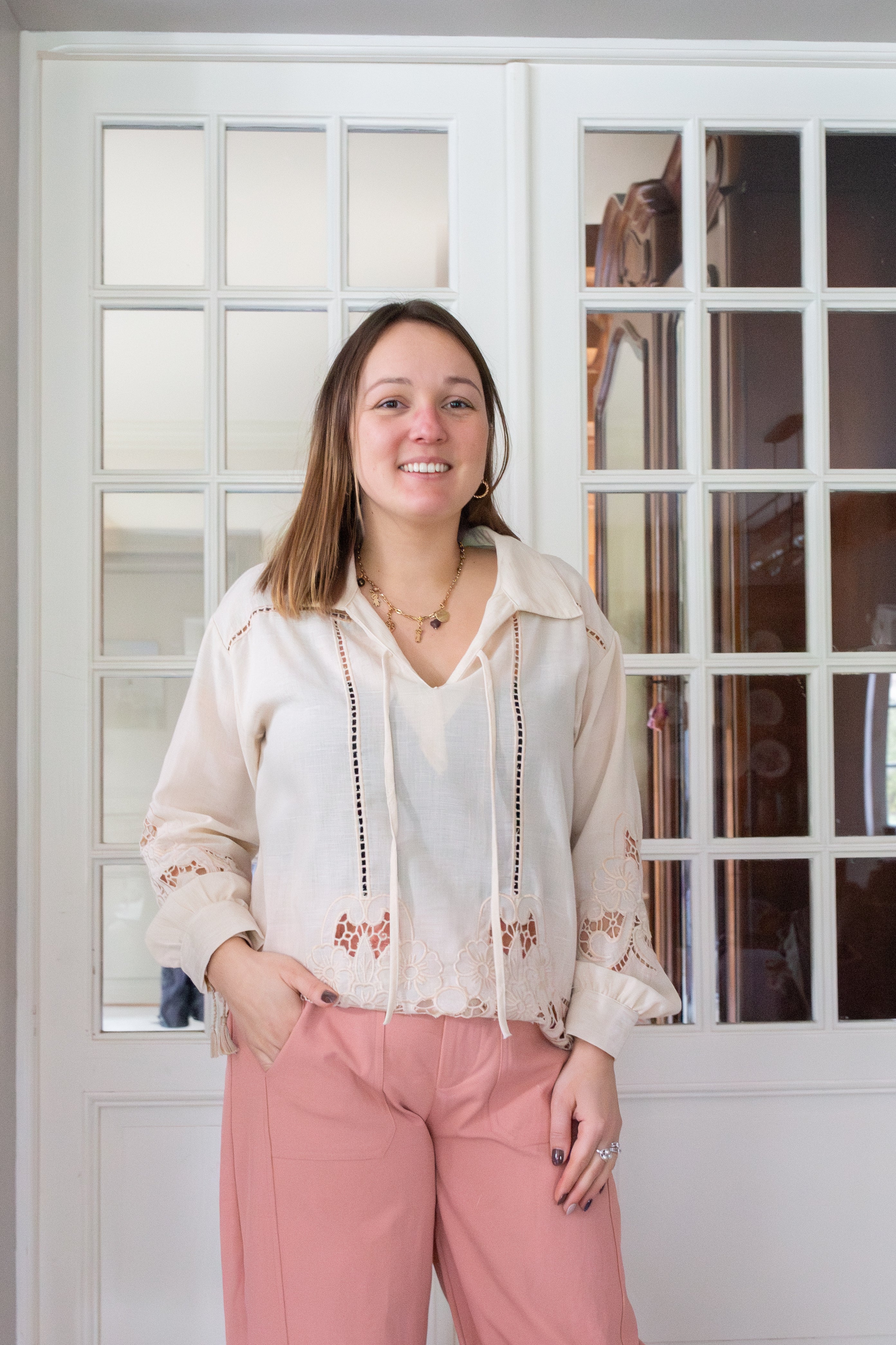 Blouse Bianca _ Beige