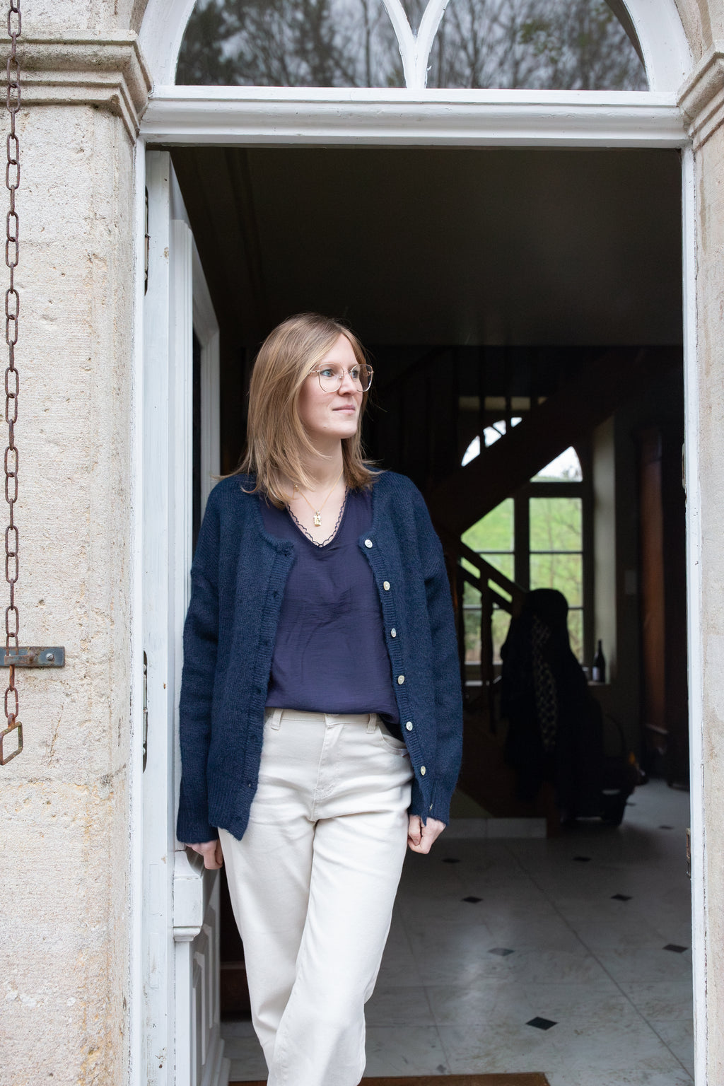 Gilet Margot_ Marine