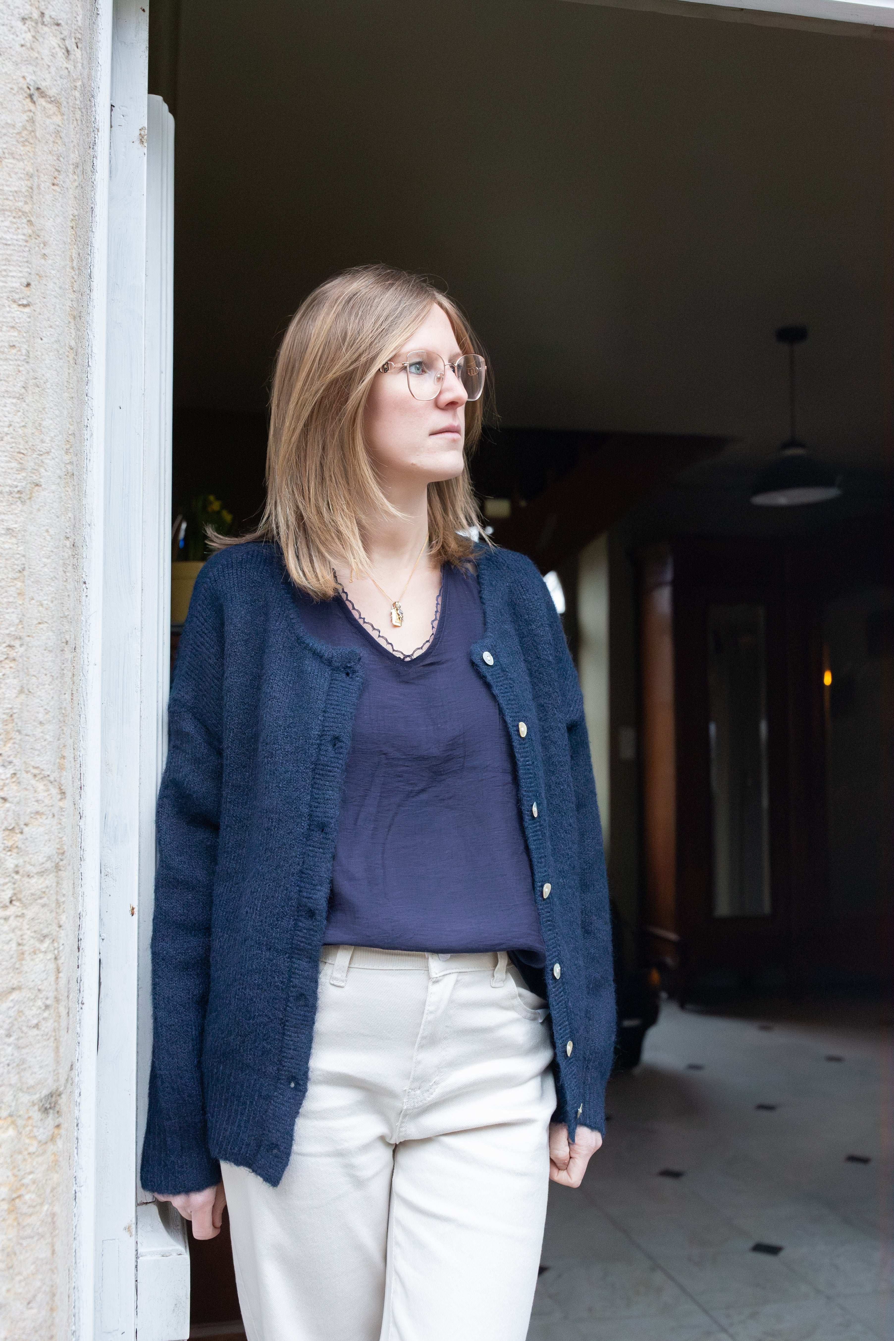 Gilet Margot_ Marine