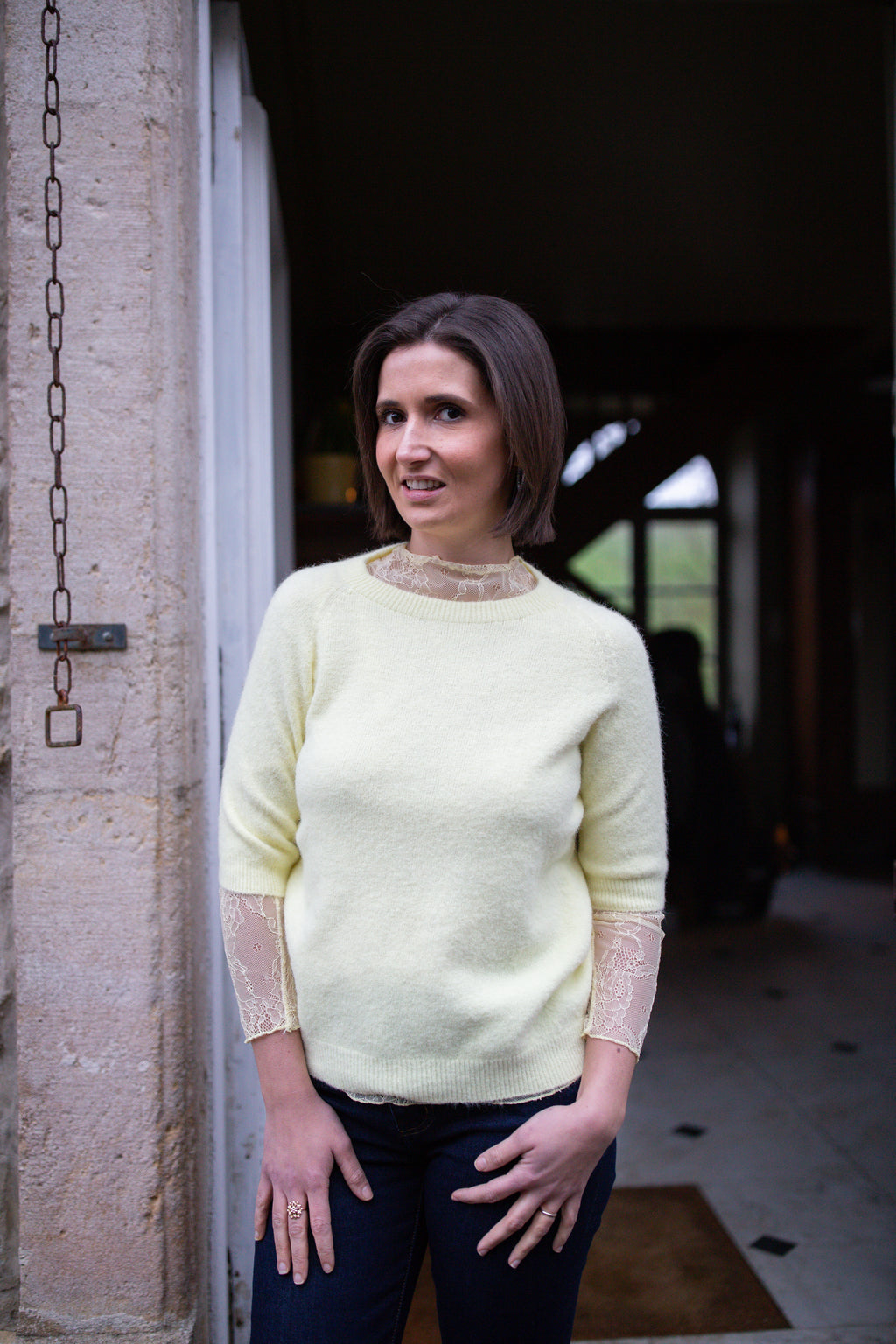 Pull Ava _ Jaune